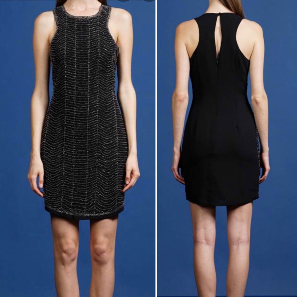 ✨FLASH SALE✨ Adelyn Rae Beaded Sheath Cocktail Dress